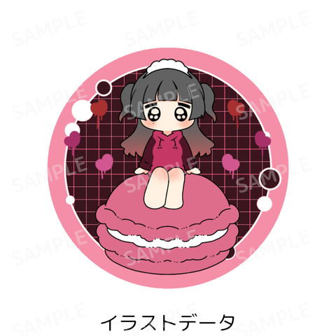 Vtuber 「杞憂マロ」書き下ろしSDキャラ缶バッジ No. 02