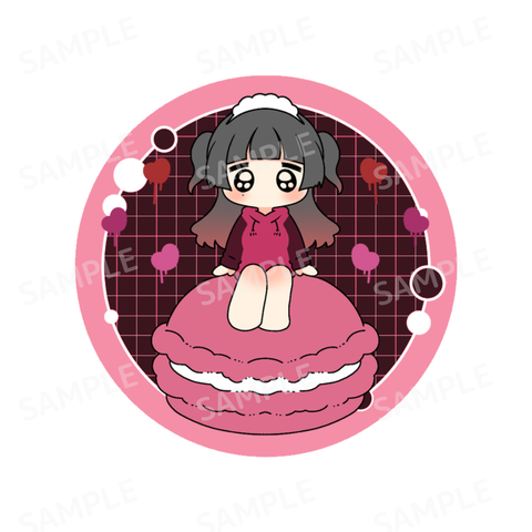 Vtuber 「杞憂マロ」書き下ろしSDキャラ缶バッジ No. 02